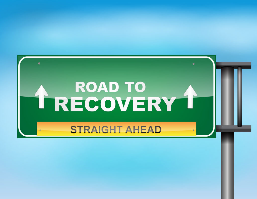 Road To Recovery Sign - Addiction Recovery Brigham City - Renaissance Ranch Ogden